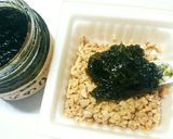 大人のおにぎらず、わさび海苔納豆。作り方2写真