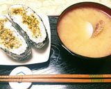 大人のおにぎらず、わさび海苔納豆。作り方4写真