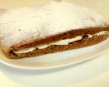 チーズクリームのコーヒーロールケーキ作り方12写真