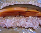 ♪豚挽肉の野菜ロール/お弁当・おつまみに作り方3写真