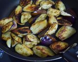 簡単　麻婆茄子作り方1写真