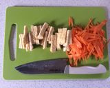 切り昆布と油揚げの煮物作り方1写真