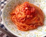 稲庭うどんで！トマトとチーズのパスタ風作り方8写真