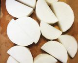 大根となめこの鶏そぼろあんかけ作り方1写真