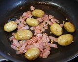 新じゃがとベーコンのめんつゆパスタ作り方6写真