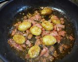 新じゃがとベーコンのめんつゆパスタ作り方7写真