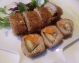 ♪豚挽肉の野菜ロール/お弁当・おつまみに作り方7写真