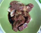 赤酢の酢豚筍とレンコンにアスパラと厚揚げ作り方1写真