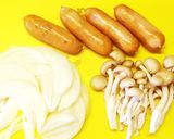 レンジで★パリッとろ♡カルボナーラドッグ作り方1写真