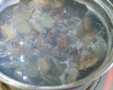 あさりの味噌汁、長ねぎ増量。作り方5写真