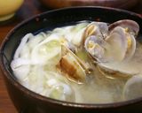 あさりの味噌汁、長ねぎ増量。作り方8写真