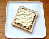 ナツメグ納豆で☆マヨチーズトースト作り方5写真