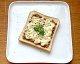 ナツメグ納豆で☆マヨチーズトースト作り方7写真