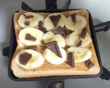 チョコバナナホットサンド作り方1写真