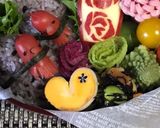 簡単キャラ弁 おかず ハートのチーズ竹輪作り方12写真