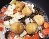 ストウブ たけのことがんもの黒糖田舎煮作り方3写真