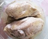 レンジで簡単☆蒸し鶏☆作り方5写真