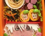 銀さんキャラ弁❤︎銀魂☆坂田銀時❤︎作り方14写真