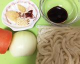 ピリ辛焼うどん作り方1写真
