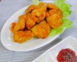 鶏笹身のチキンナゲット風♪作り方5写真
