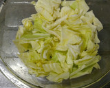 ☆ほうれん草ときゃべつのみそ汁☆作り方2写真