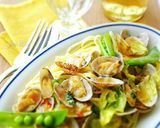 あさりと春キャベツ✾簡単ボンゴレビアンコ作り方9写真