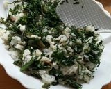 セリの混ぜご飯・ごま油風味作り方8写真