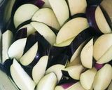 茄子とピーマンの味噌炒め作り方1写真
