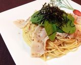 フライパンで♬豚しゃぶのバター醤油パスタ作り方3写真