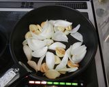 食べて元気に！新たまねぎのガーリック炒め作り方3写真
