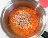 生姜が決めての人参とツナの炊き込みご飯作り方4写真
