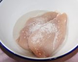 鳥胸肉の蒸し煮作り方1写真