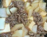 牛バラ肉と大根の煮物作り方4写真