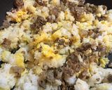 簡単なのに絶品♪牛肉とレタスのチャーハン作り方4写真