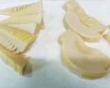 筍の肉巻き☆作り方1写真