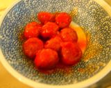 ロコモコ風ミートボール丼作り方1写真
