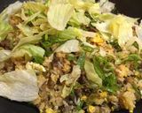簡単なのに絶品♪牛肉とレタスのチャーハン作り方5写真