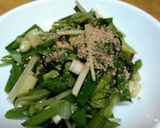余ったネギみつばニラで簡単サラダ水菜でも作り方4写真
