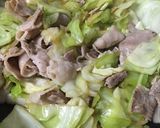 豚バラとキャベツde回鍋肉風辛味噌炒め♡作り方7写真