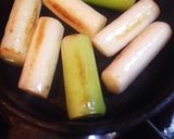 スキレットで♫牛肉のミョウガ味噌焼き作り方1写真