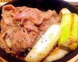 スキレットで♫牛肉のミョウガ味噌焼き作り方5写真