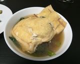 玉子とチーズの煮袋作り方4写真