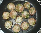しいたけの肉詰め♪お弁当に作り方8写真