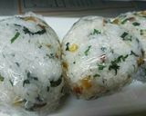 たくあんうめぼし大葉おにぎり作り方3写真