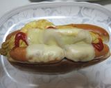 まるごとオムレツ入りホットドッグ作り方7写真