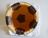 サッカーボールケーキ作り方32写真