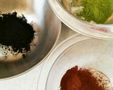 カモフラ　迷彩　マーブルシフォンケーキ作り方12写真