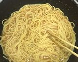 たらこと高菜の和風スープパスタ作り方4写真