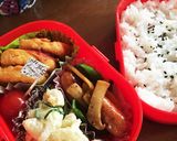 JKお弁当 ☆ 覚え書き 20日分 ①作り方2写真