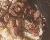 香ばし牛肉ガーリック炒め飯作り方5写真